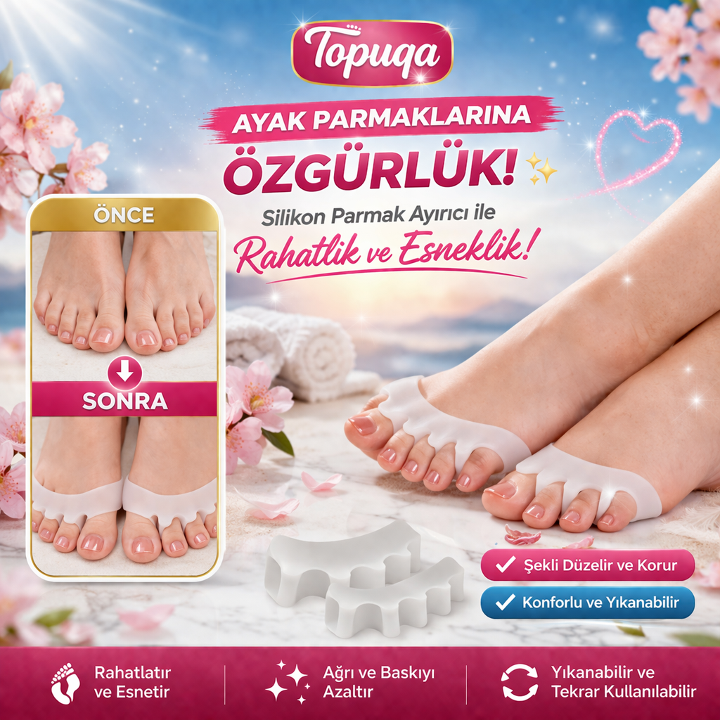 Topuqa Nemli Silikon Çorap | Çatlak Topuklara Kesin Çözüm